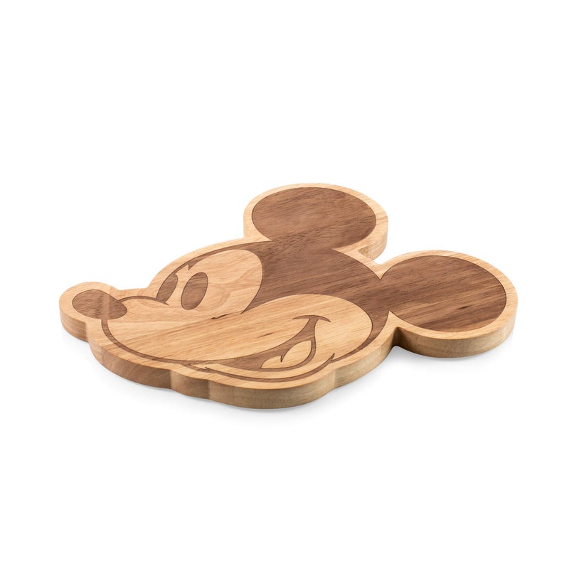 PICNIC TIME TOSCANA - a Picnic Time brand - Disney Mickey Mouse Disney Classics Mickey Mouse Cutting Board - Wood Cheese Board - Charcuterie Board 14" x 11" Natural - Image 3